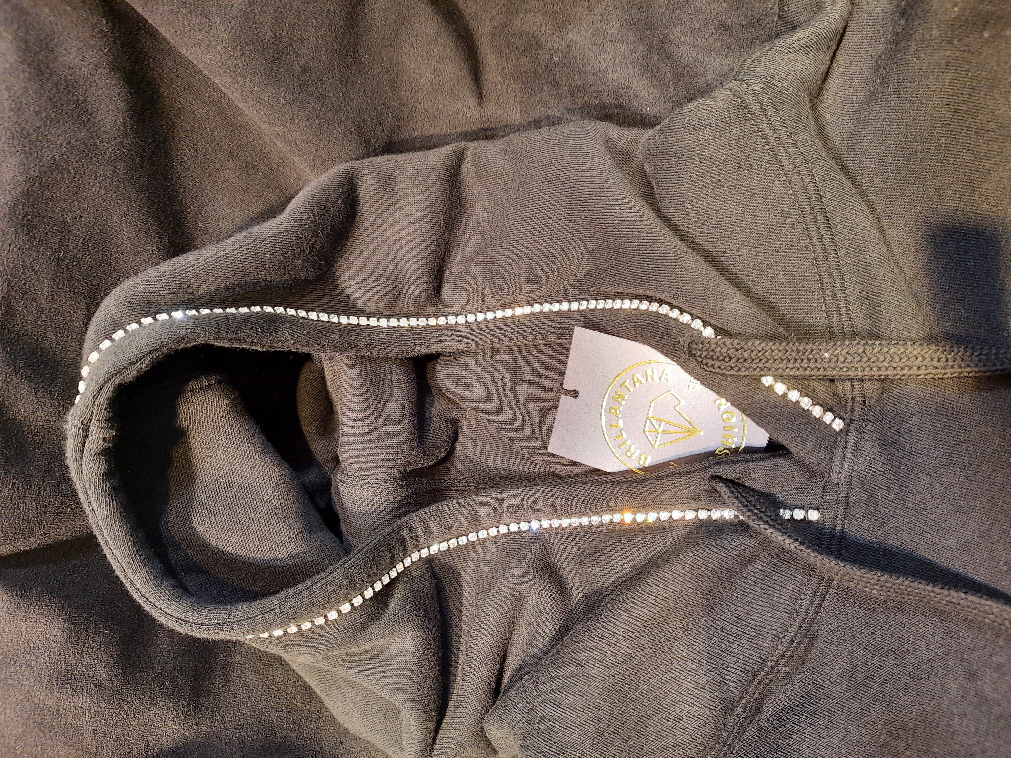 Shirt mit Glitzer-Logo-Print #01